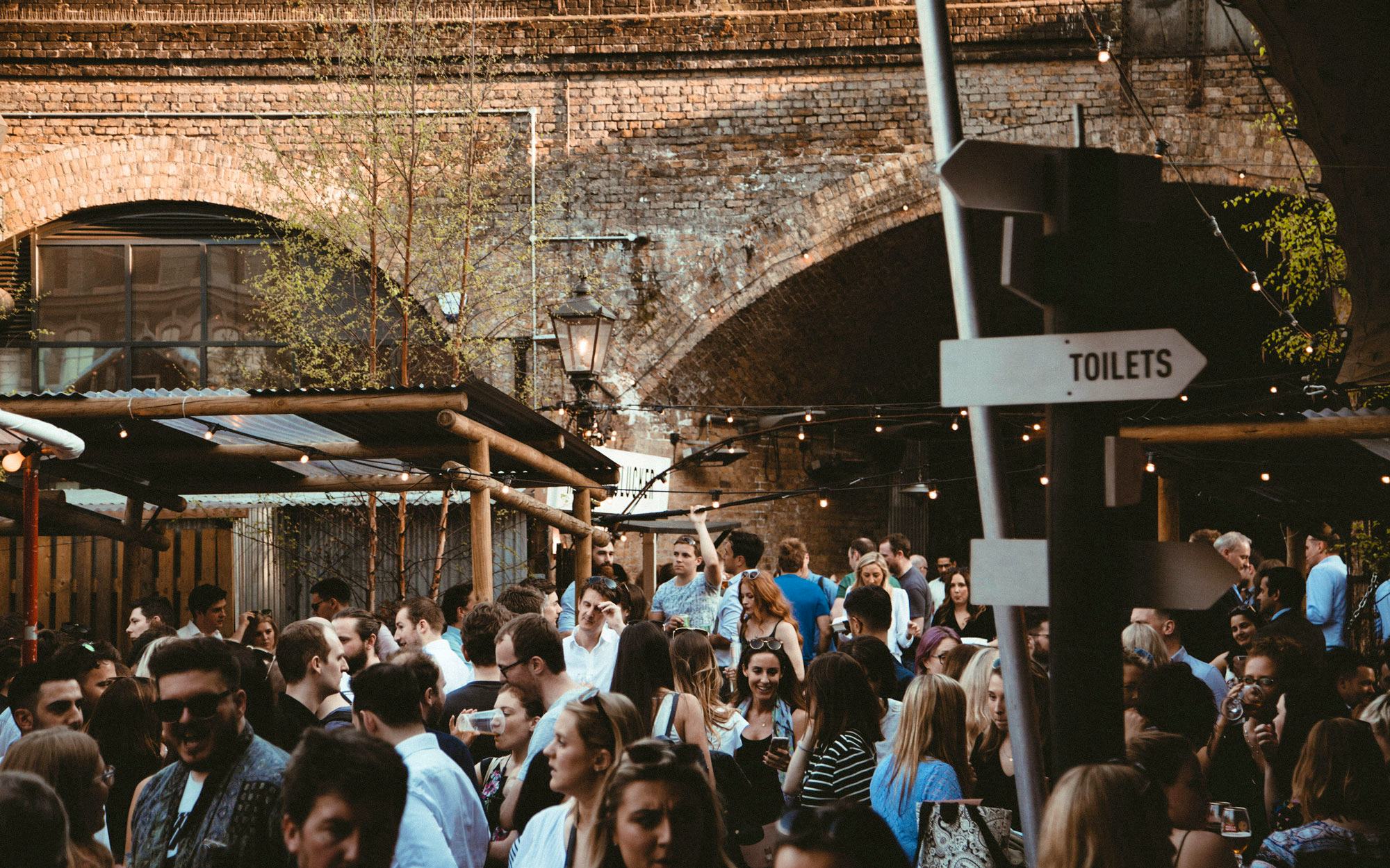 Flat Iron square people backyard private hire events