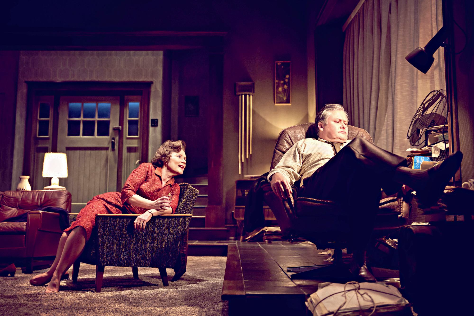 Theatre review Who's Afraid of Virginia Woolf Harold Pinter Theatre - credit johan persson
