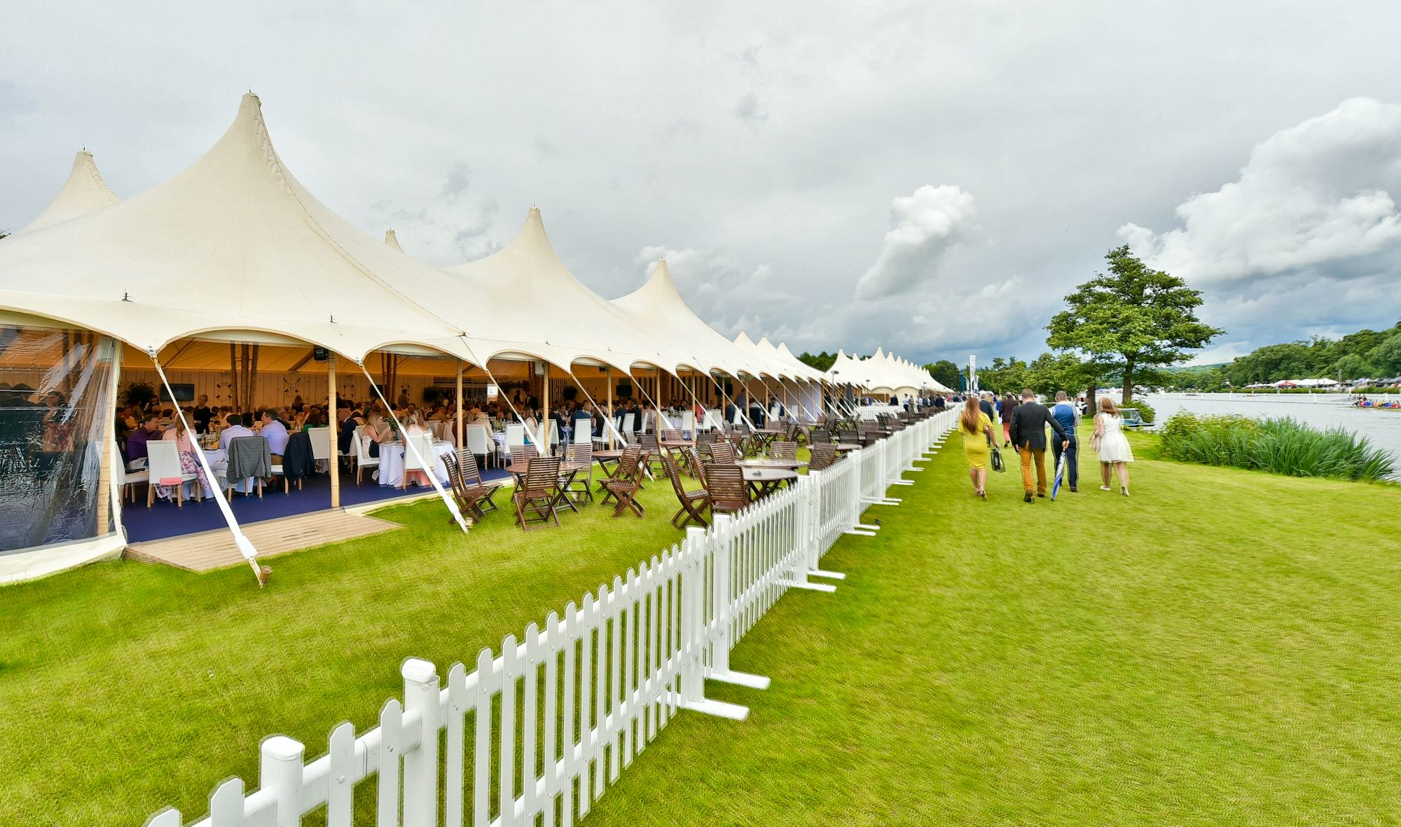 Henley Royal Regatta hospitality tent summer parties rowing crew sporting events