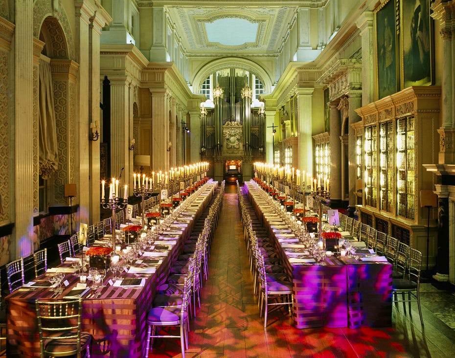 Blenheim Palace corporate events hire dining
