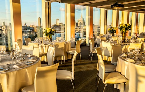 Enjoy a free dinner in return for event bookings at Sea Containers Events