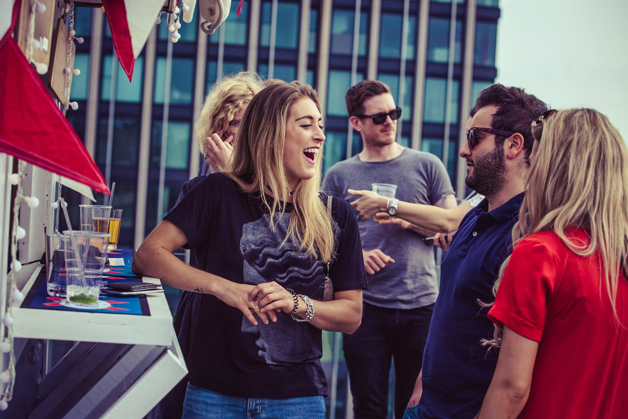 Sea Containers Events summer parties guests rooftop terrace