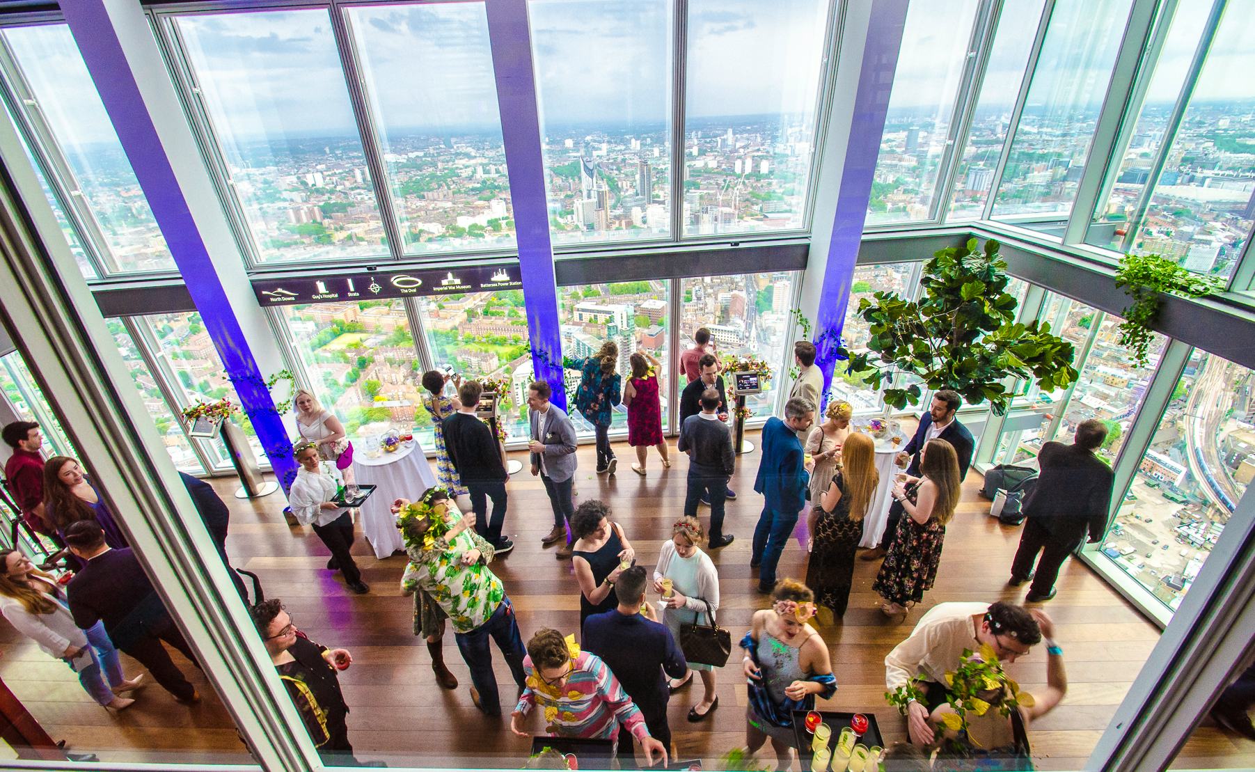View from the Shard - venue hire