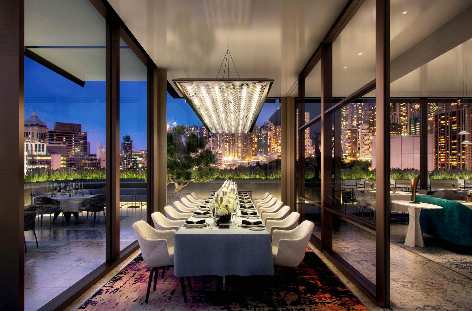 events international hotel opening private dining room Hong Kong 