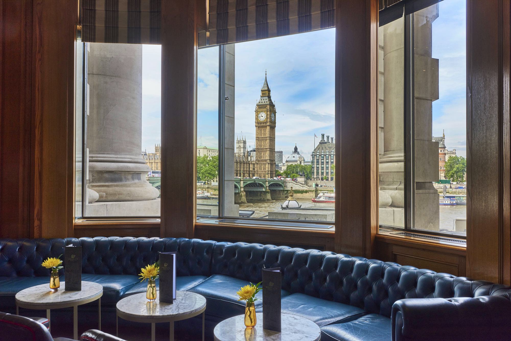 London Marriott County Hall restaurant view of Big Ben