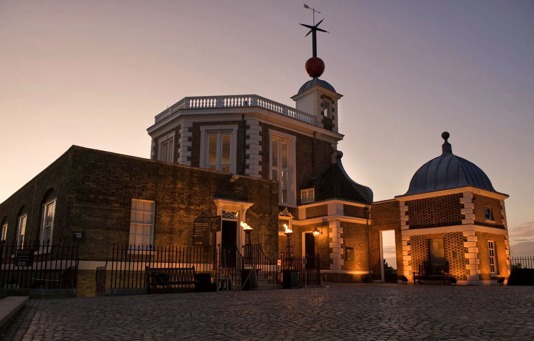 Weddings at The Royal Observatory greenwich venue hire events exterior evening