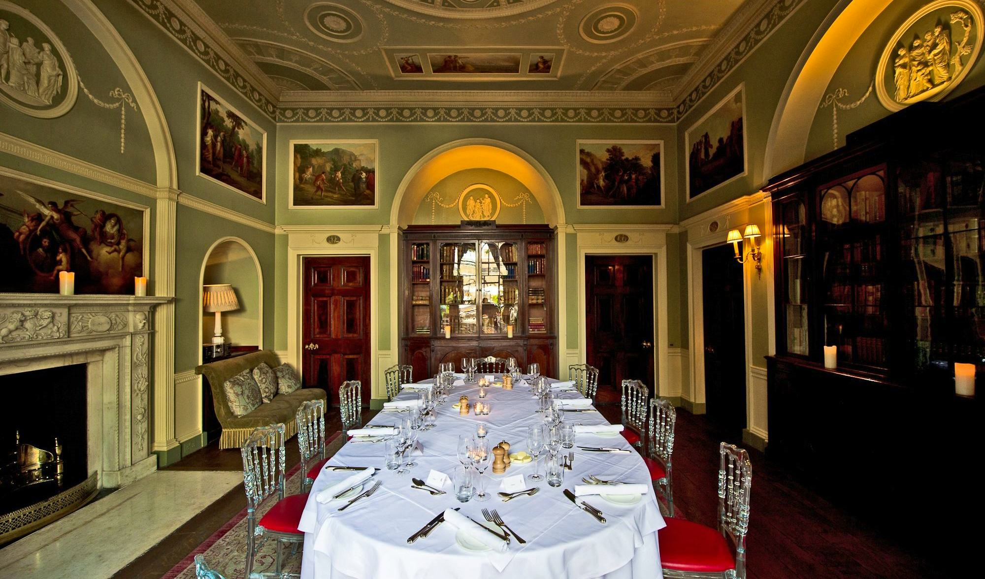 Home House private members clubs london venue hire events asylum room long table