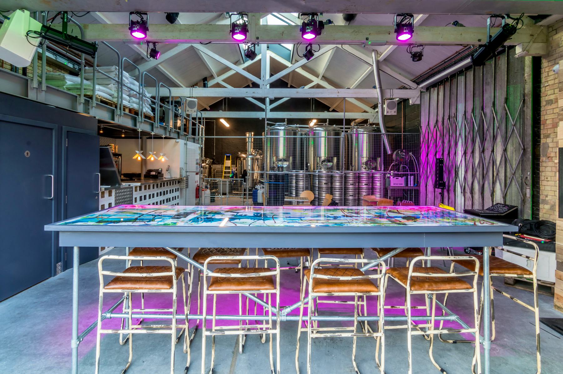 Two Tribes brewhouse taproom events space london kings cross venue hire beer tastings
