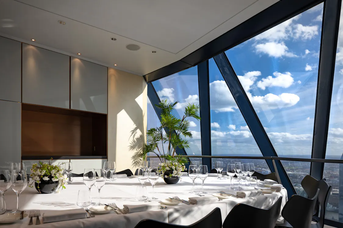 Check out The Gherkin's new event spaces
