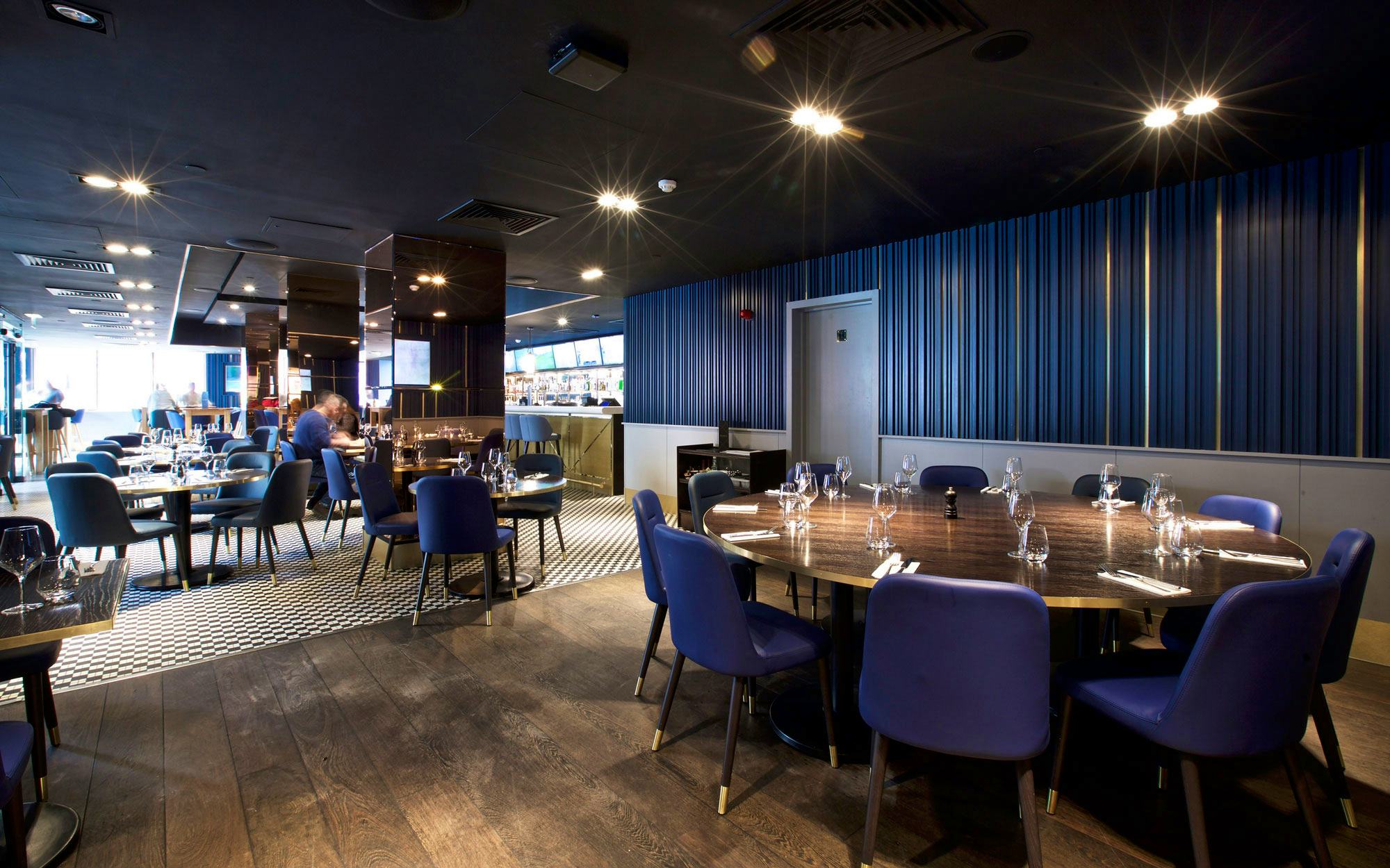 Frankie's Bar & Grill at Chelsea Football Club new interiors