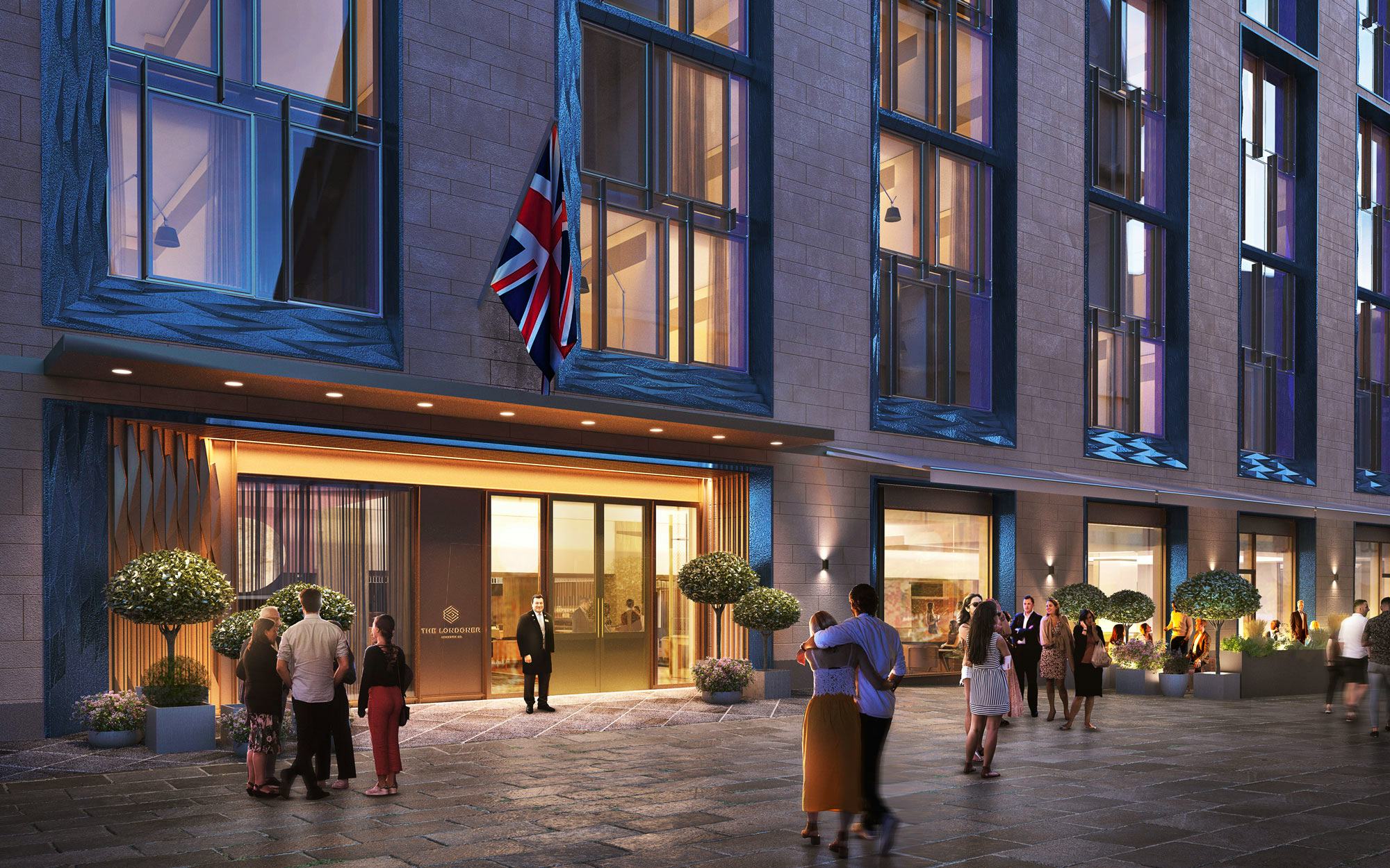 Londoner cgi rendering new hotel