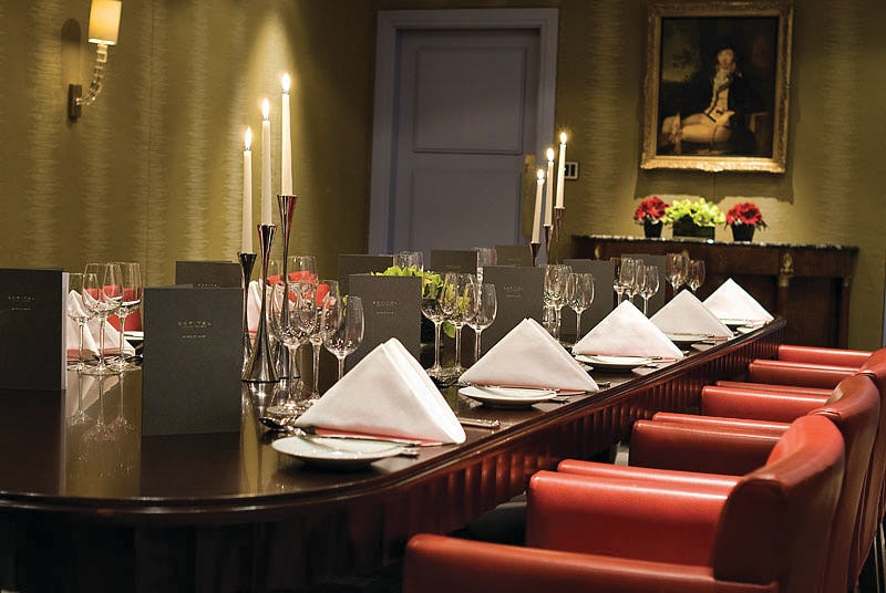 Sofitel St James london hotels private dining