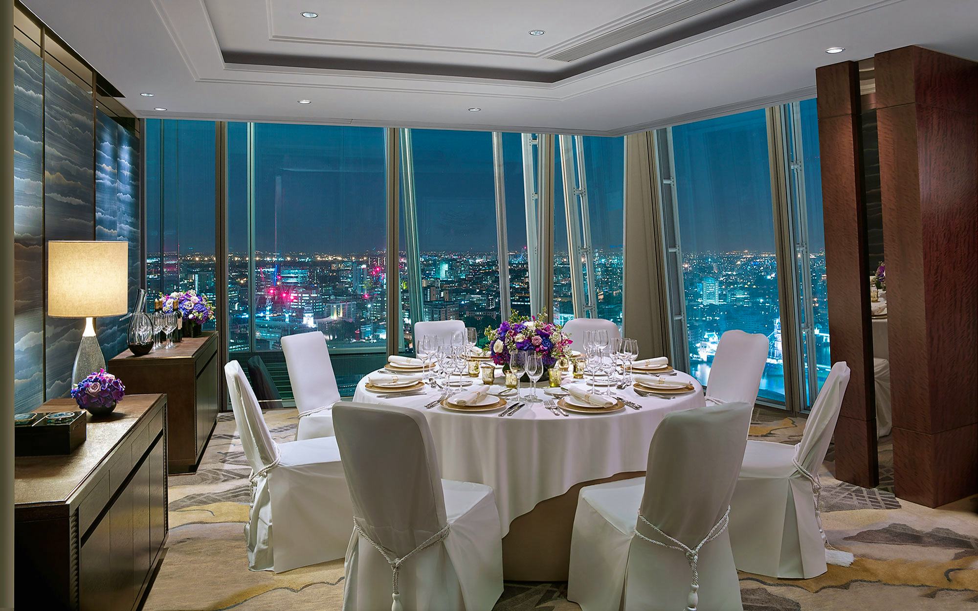 Shangri-La private dining room event space party view 