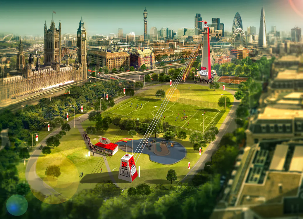 New teambuilding activity for thrillseekers: zip lining on the South Bank