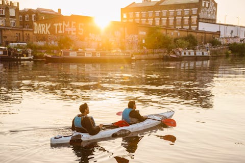 Kayak your way to pizza and beer