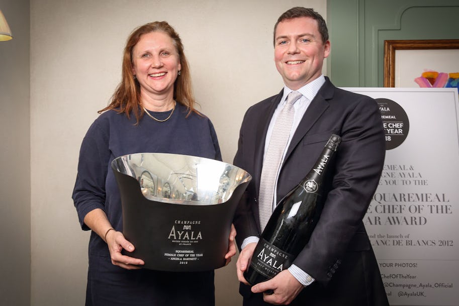 Angela Hartnett is the winner of the AYALA SquareMeal Female Chef of the Year