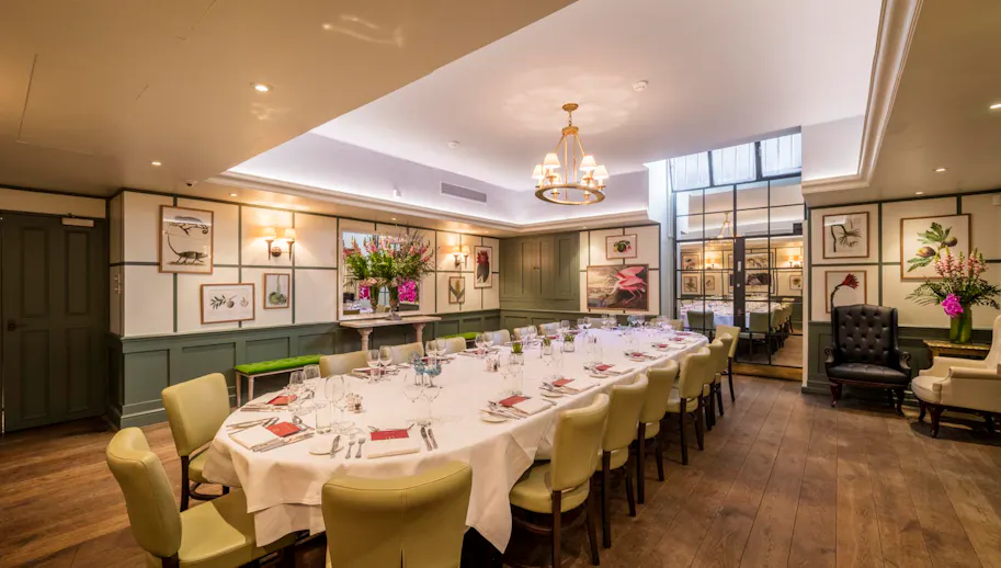 Large private dining rooms in the City