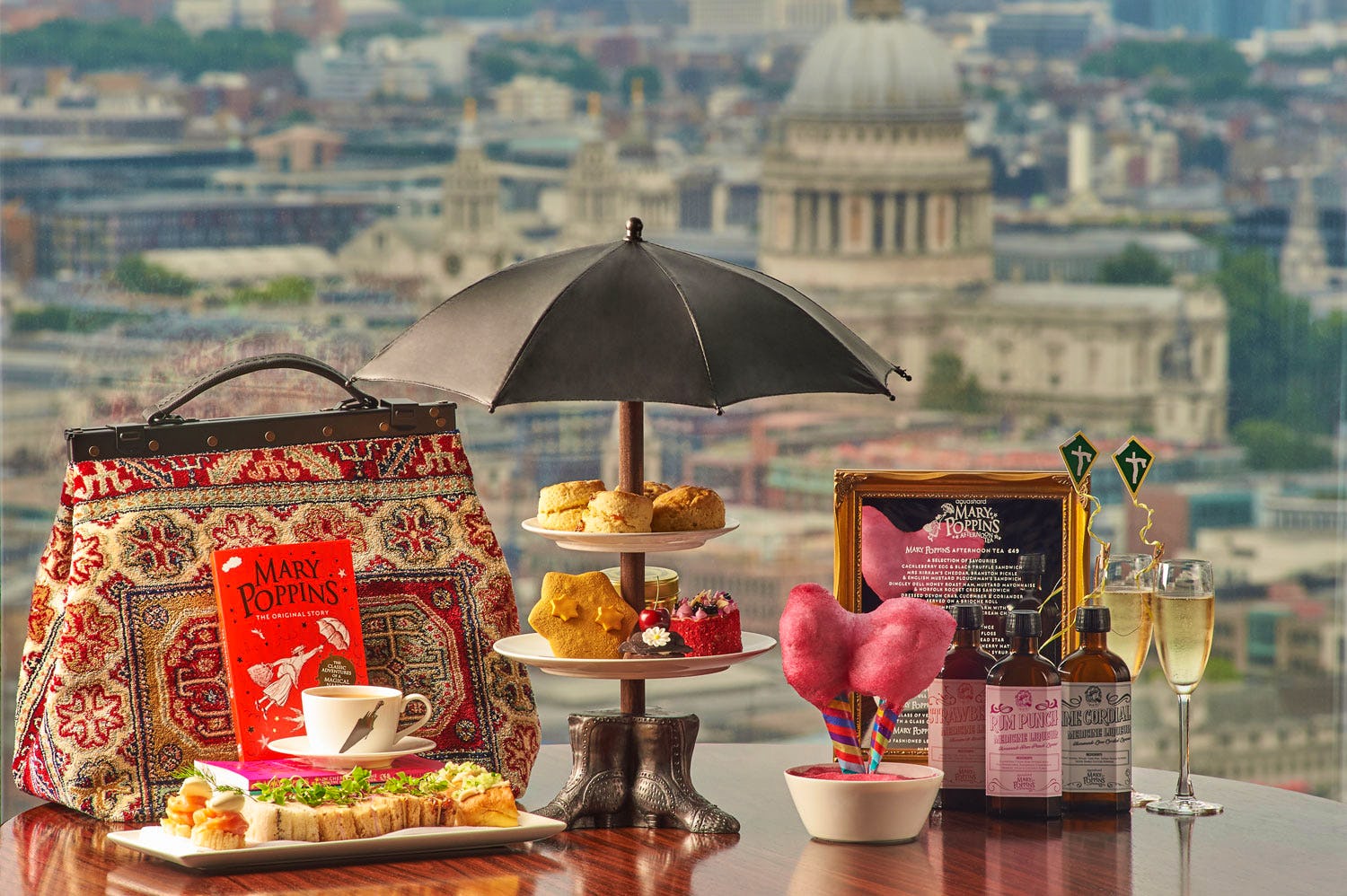Afternoon tea dishes at the shard