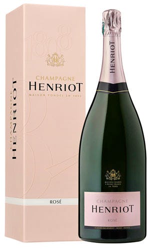 Rosé Champagne bottle Henriot