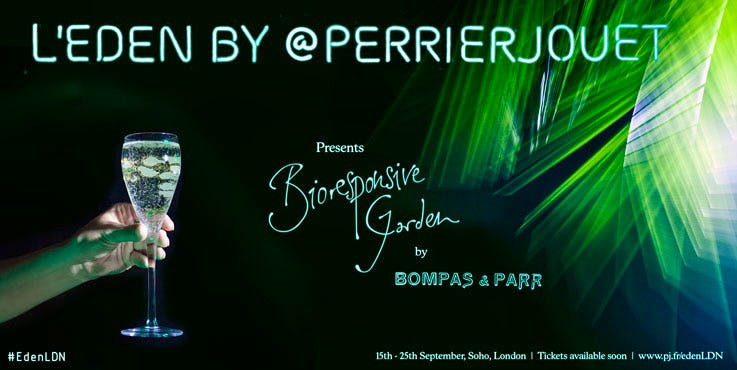 Perrier Jouet Eden promotion September London drink event