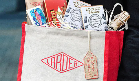 Win The Larder’s £60 Christmas gift bag on Instagram