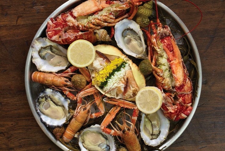 Oyster season London restaurants seafood