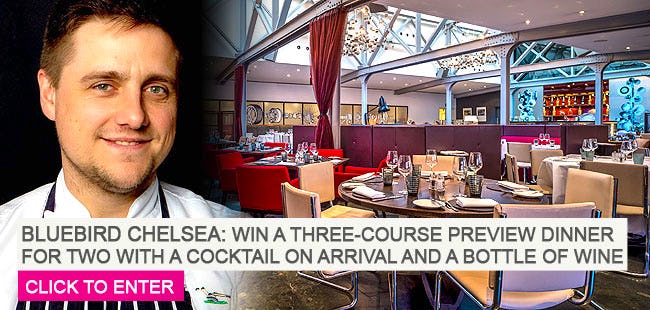 Bluebird Chelsea Twitter competition Square Meal January 2016