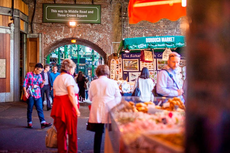Food meets beer Borough Market London July 2015
