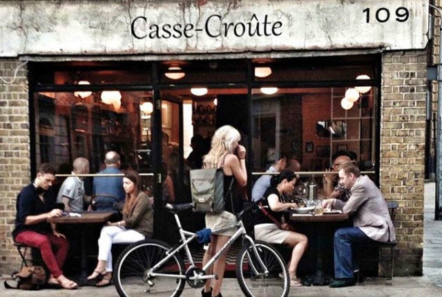 Casse Croute London french restaurant Camden