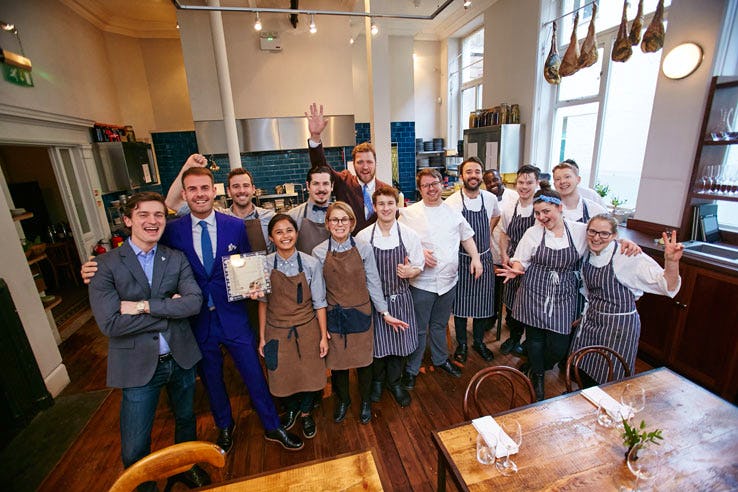 The Clove Club BMW Square Meal restaurant of the year 2015