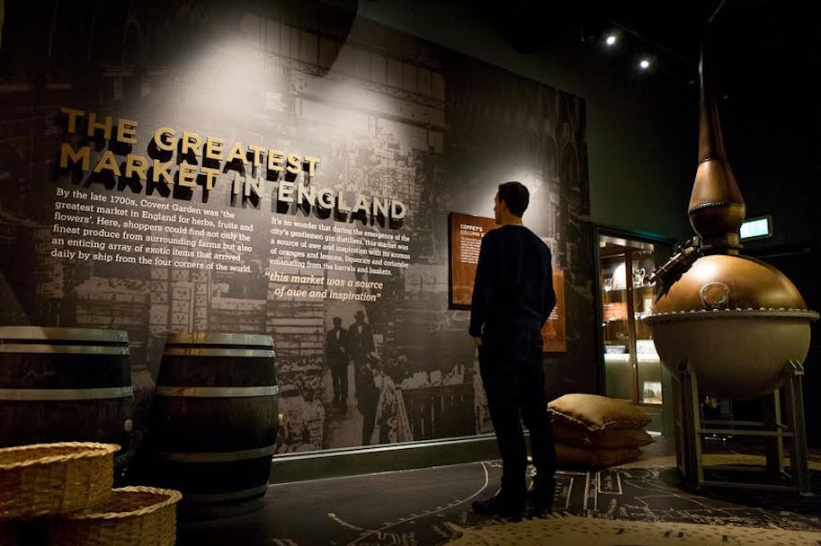 History of gin exhibition launches