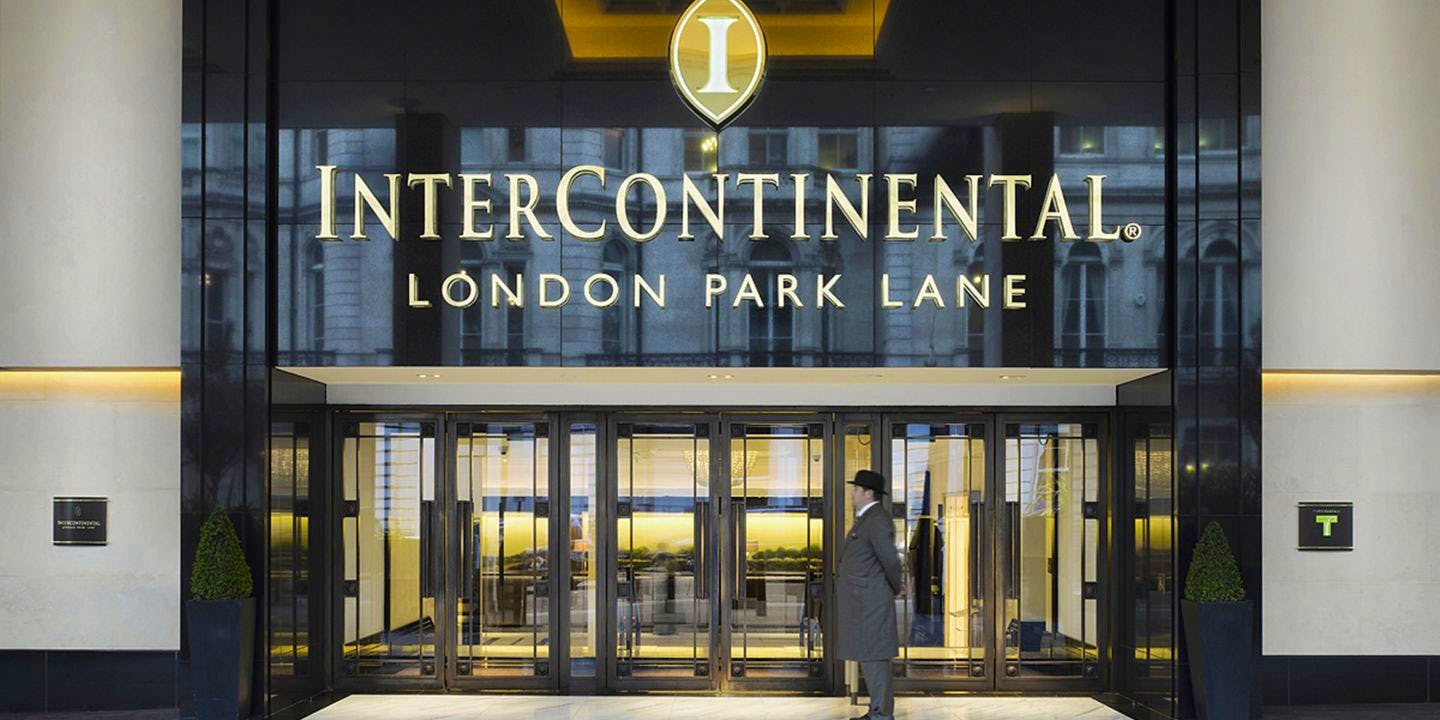 Intercontinental Park Lane Hotel London restaurants bars Mayfair