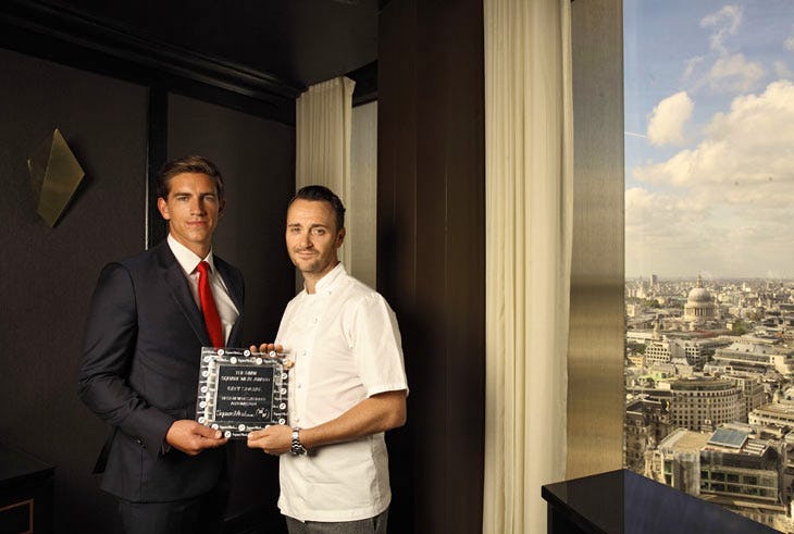 City Social Jason Atherton BMW best new restaurant award 2014 London Tower 42