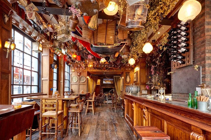 Mr Fogg's Tavern bar restaurant Covent Garden London