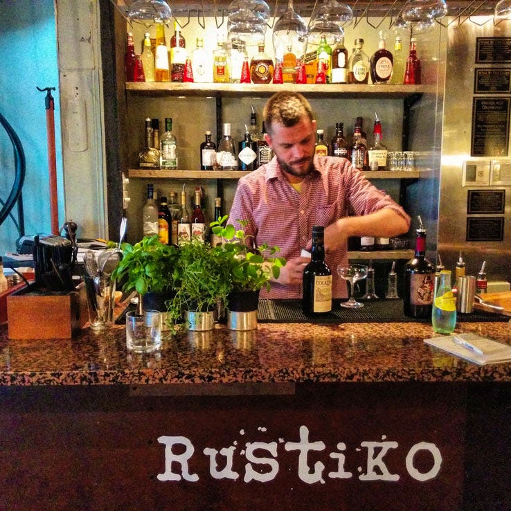 Rustiko Italian bar Soho London