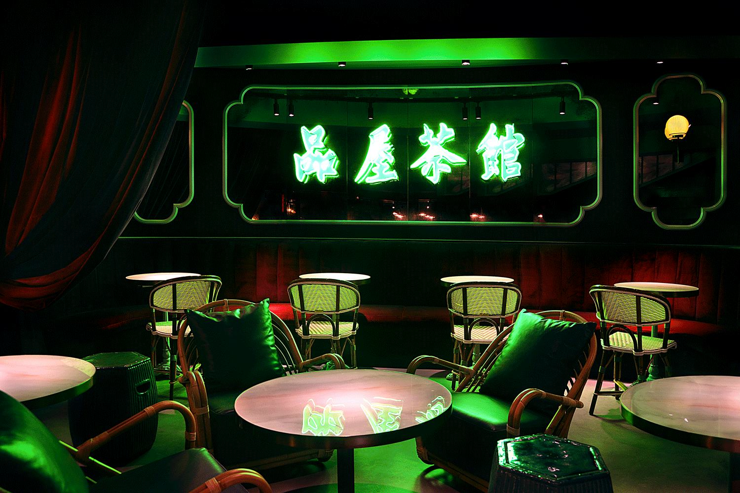 Tea Room at Bun House Chinese restaurant bar Soho London