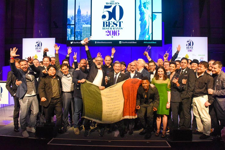 World's 50 best restaurant awards 2016 New York