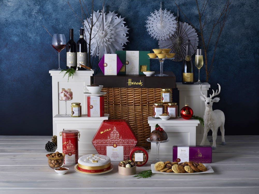 Free UK delivery on Harrods Christmas Hampers