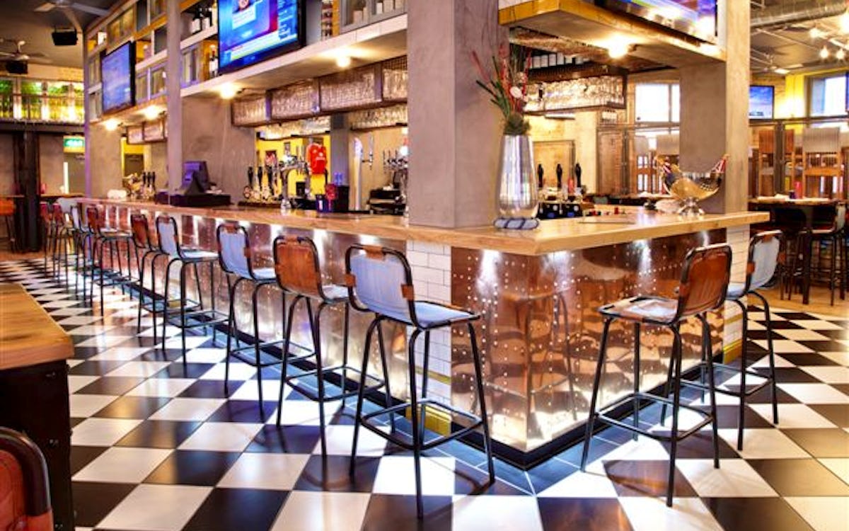 Free hotel stay if you book a Christmas party at a Sports Bar & Grill