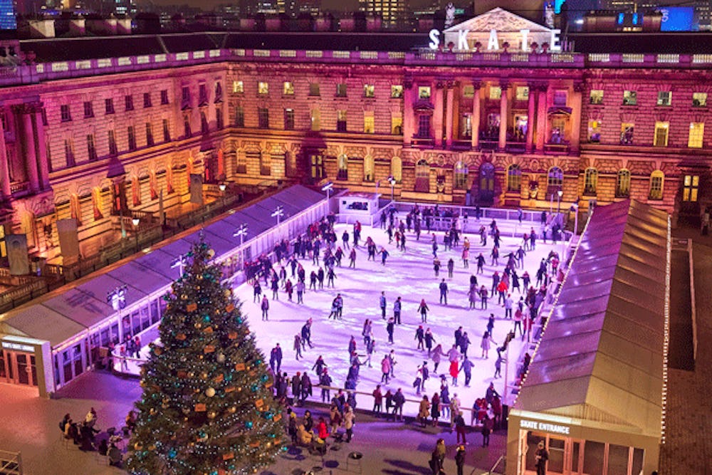 Book Somerset House’s ice rink for your Christmas party now