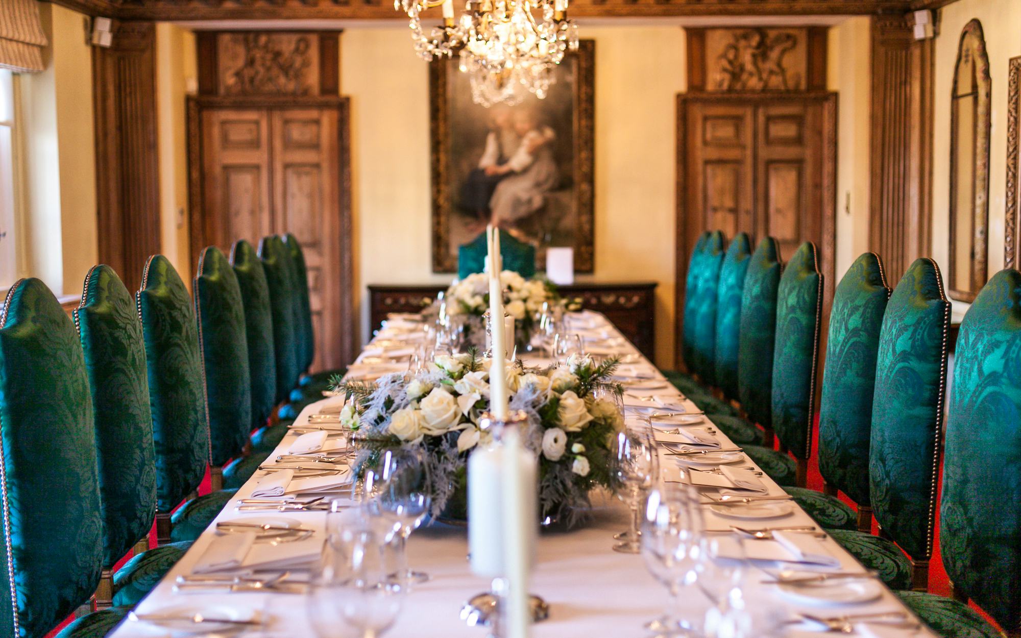 Fortnum and Mason luxury private room hire events venues london long table fine dining