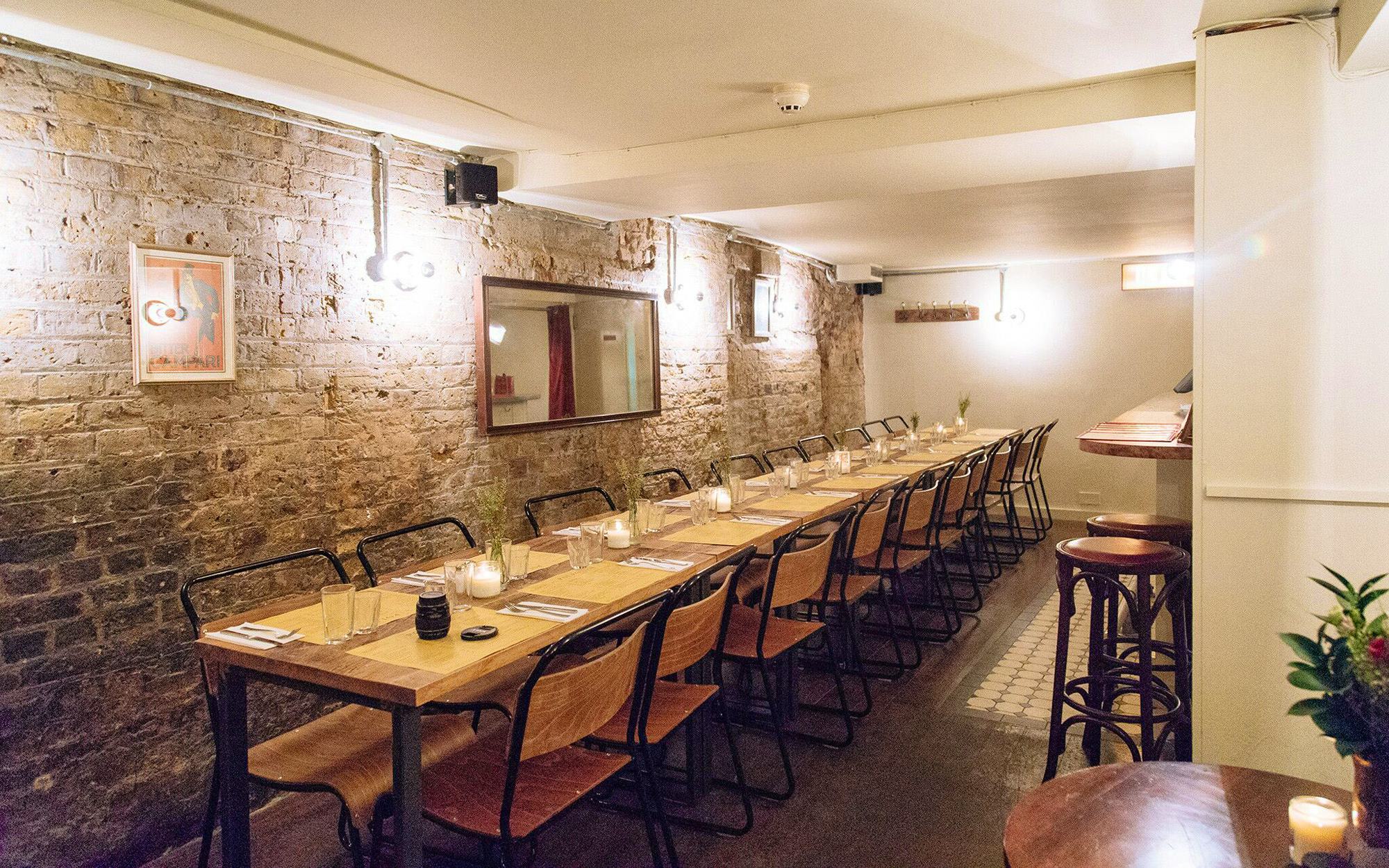 Polpo Soho london restaurants venues events private dining room hire