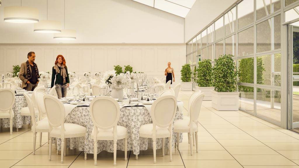 Historic Royal Palaces unveil Kensington Palace Pavilion March 2018 venue hire events london tables banqueting interiors
