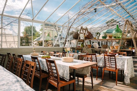 The Glass House at Houghton Lodge