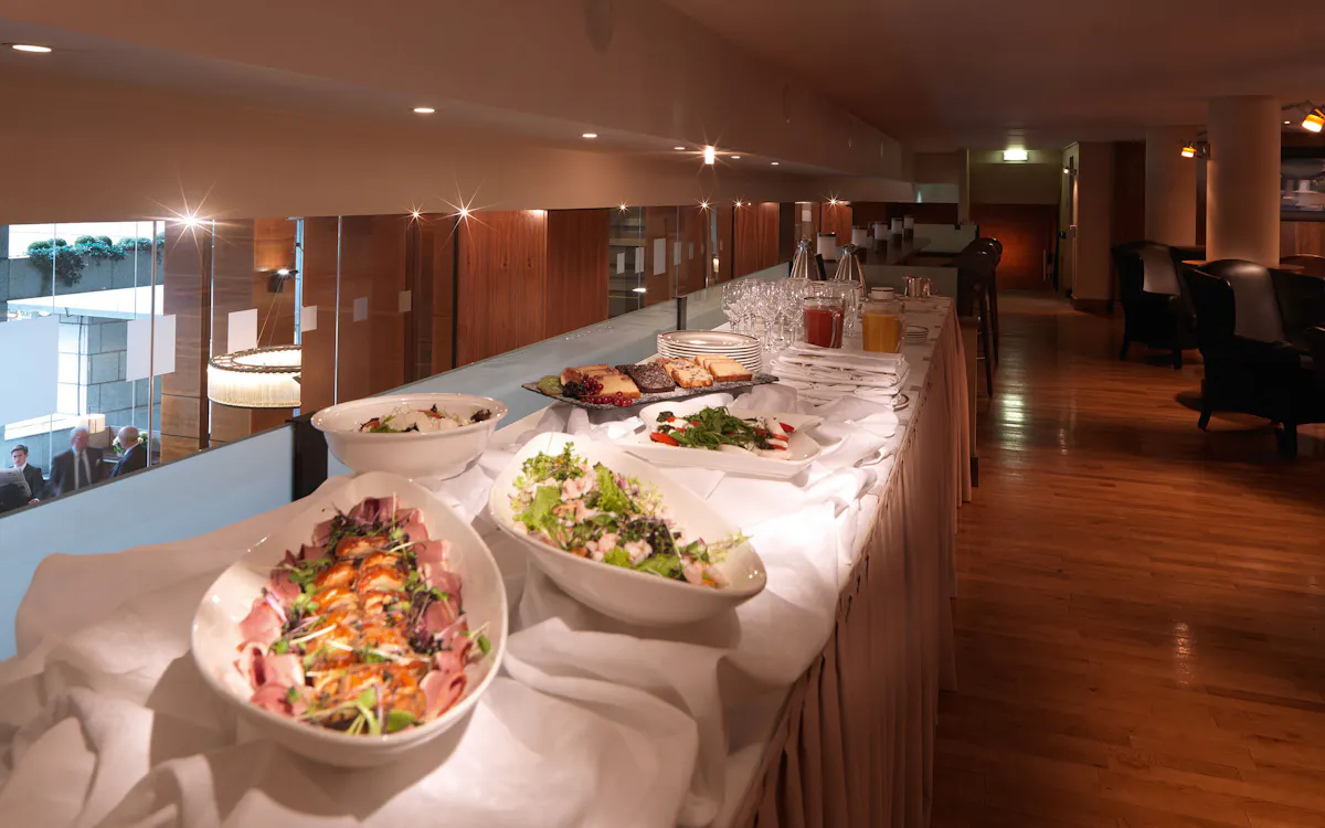 The Mezzanine at the Royal Garden Hotel 