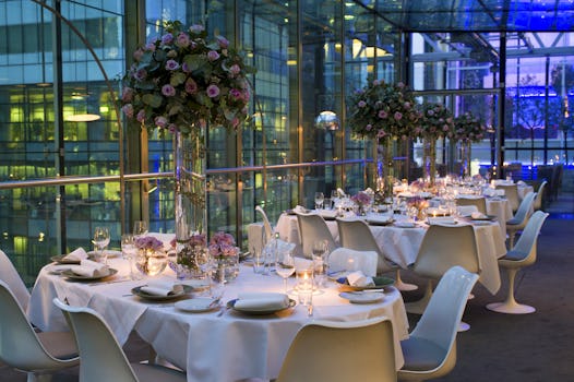 Christmas parties in Canary Wharf
