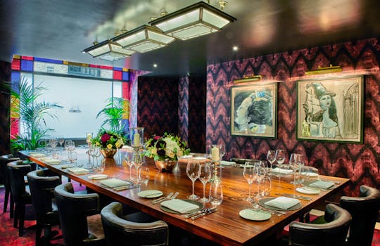Christmas parties in private dining rooms