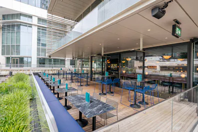 Hawksmoor Bar Wood Wharf
