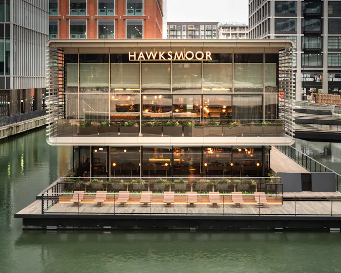 Hawksmoor Bar Wood Wharf