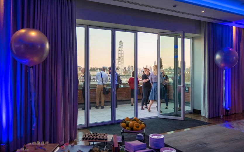 Roof Terrace & Riverside Room @ IET London: Savoy Place